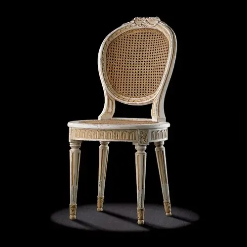 Image of original Christian Dior chair used at his shows