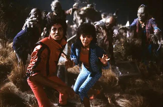 still image from the michael jackson thriller music video