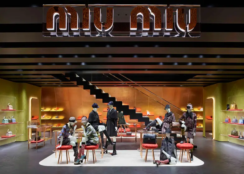 Image of the miu miu Aoyama, Tokyo retail, space